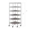 Seville Classics UltraDurable 6-Tier NSF Steel Shelving with Shelf Liners